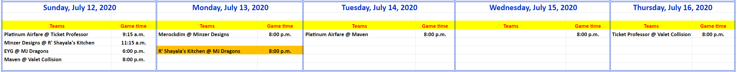 rjsl july 12 rjsl july 12
